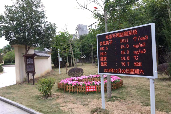 公園負(fù)氧離子監(jiān)測(cè)設(shè)備的作用